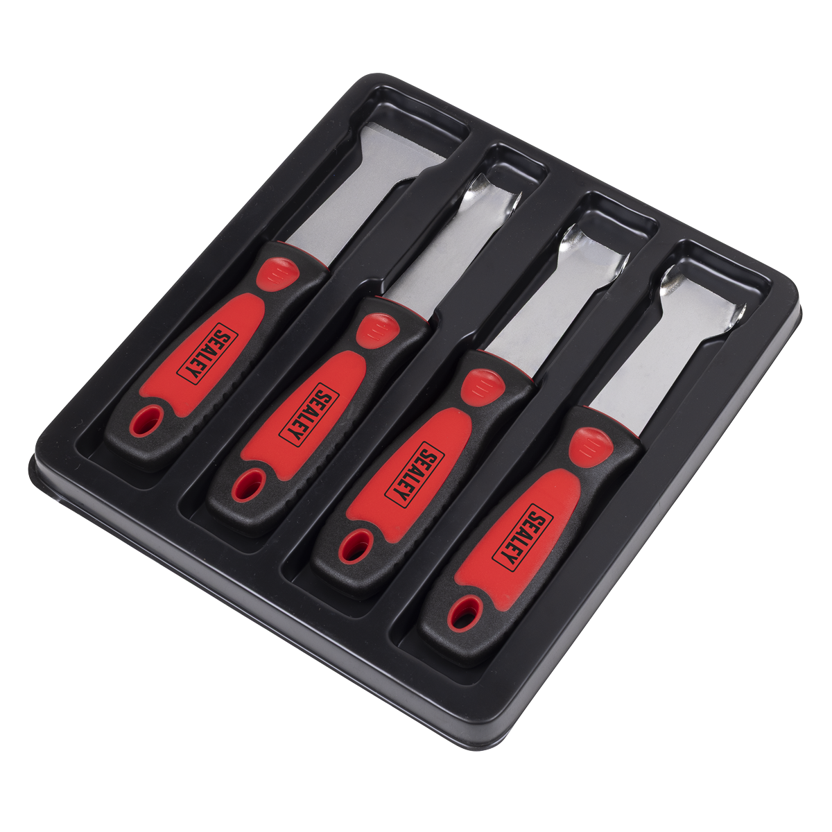 Sealey WK20 Pinch Weld Scraper Set 4pc