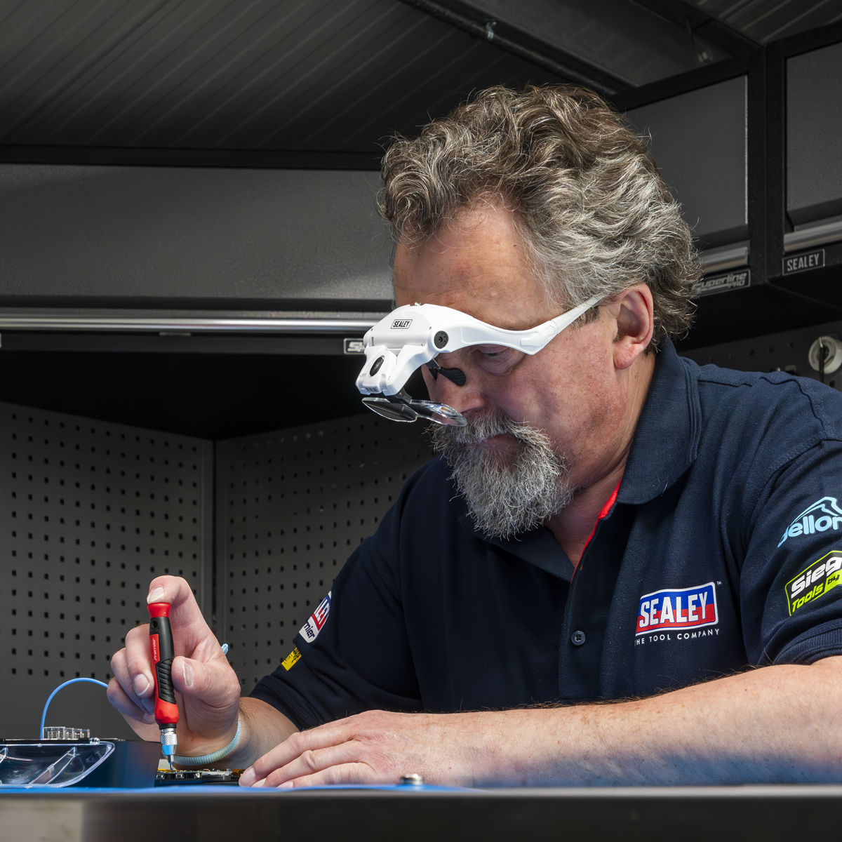 Sealey WL101D LED Magnifier Spectacles with Headband