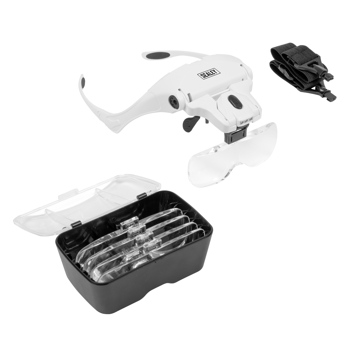 Sealey WL101D LED Magnifier Spectacles with Headband