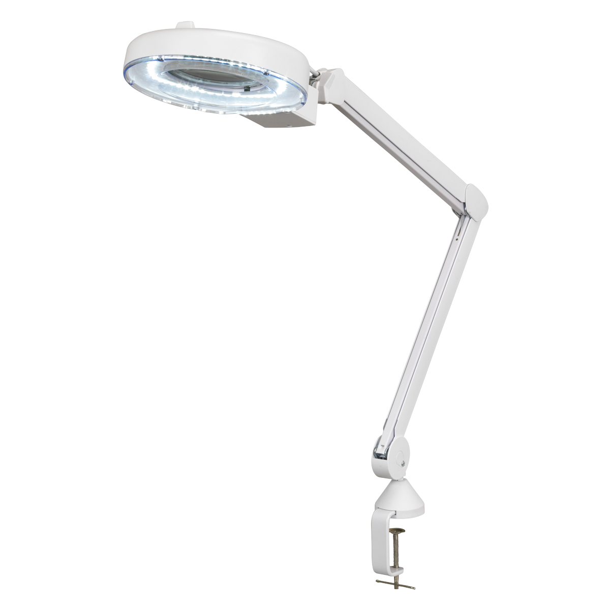 Sealey WL483D Bench Mounting Magnifying Worklight 48 SMD LED 230V