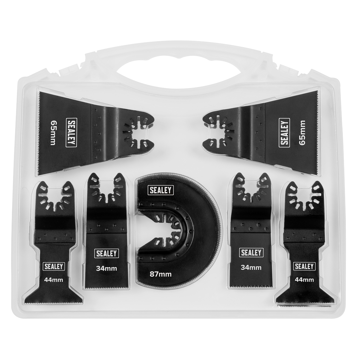 Sealey WMTSET Worksafe® Multi-Tool Metal & Wood Blade Set 7pc
