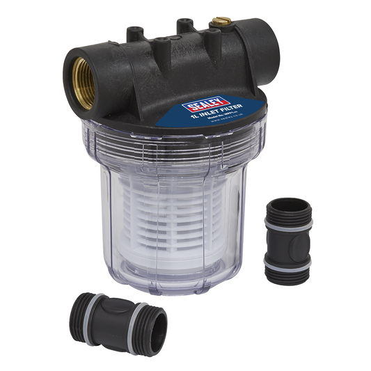 Sealey WPF1 Inlet Filter for Surface Mounting Pumps 1L