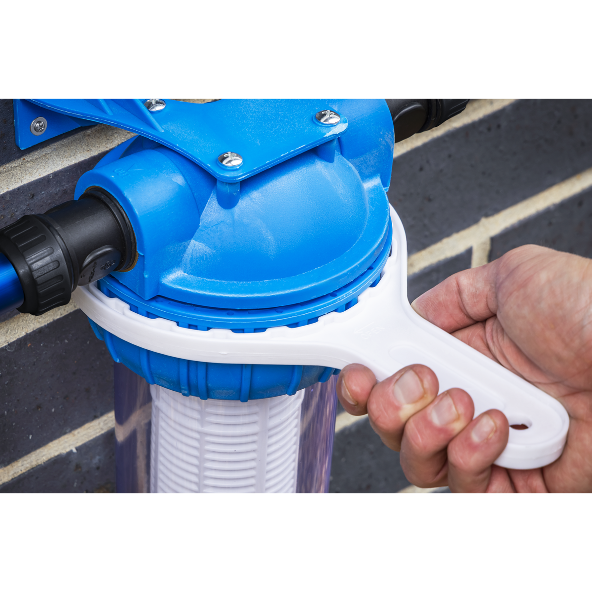 Sealey WPF1 Inlet Filter for Surface Mounting Pumps 1L