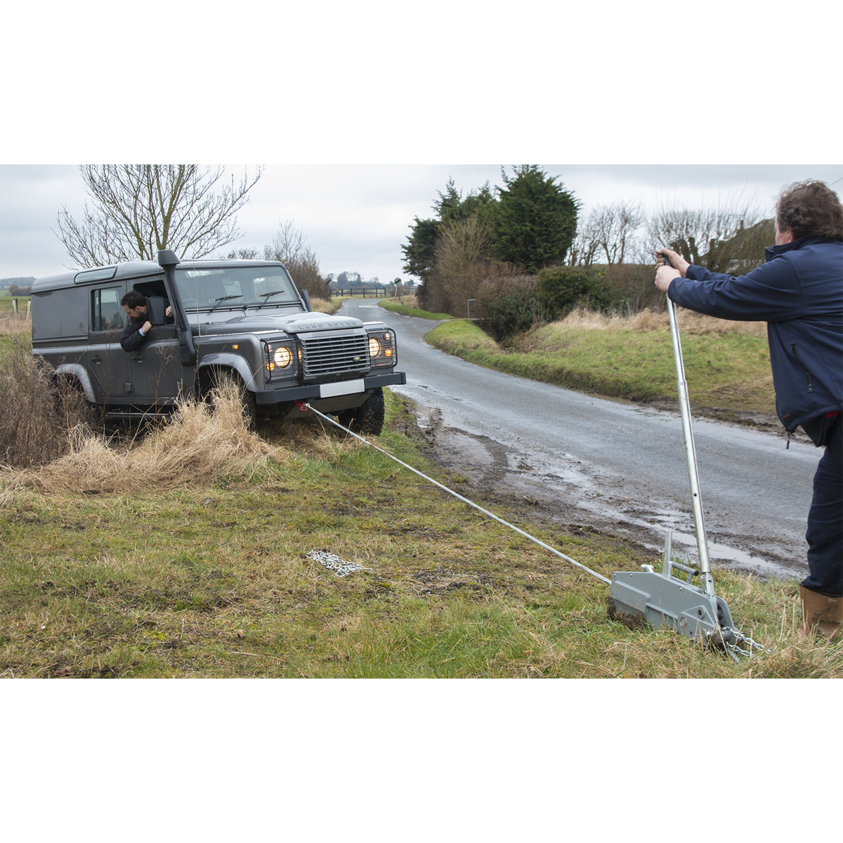 Sealey WRP3200 Wire Rope Puller 3200kg Max Line Force