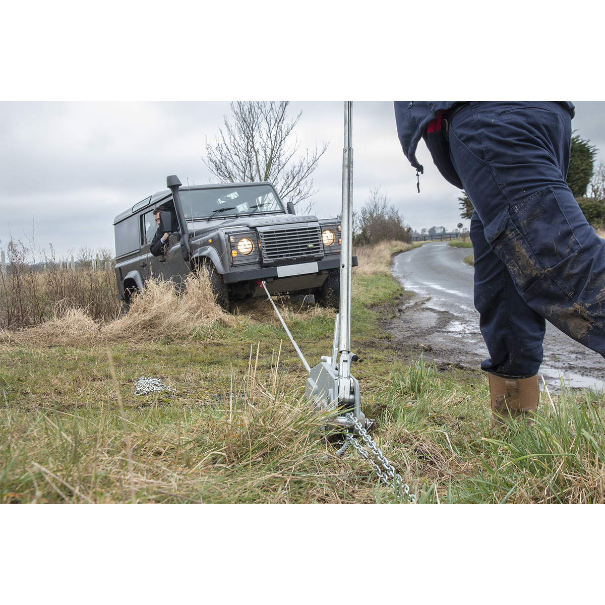 Sealey WRP3200 Wire Rope Puller 3200kg Max Line Force