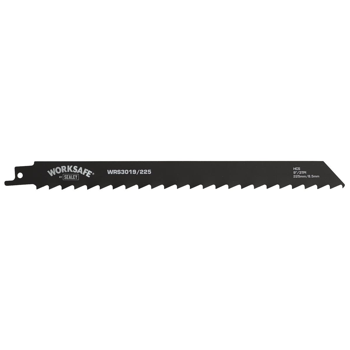 Sealey WRS3019/225 Reciprocating Saw Blade for Wood 225mm 3tpi - Pack of 5