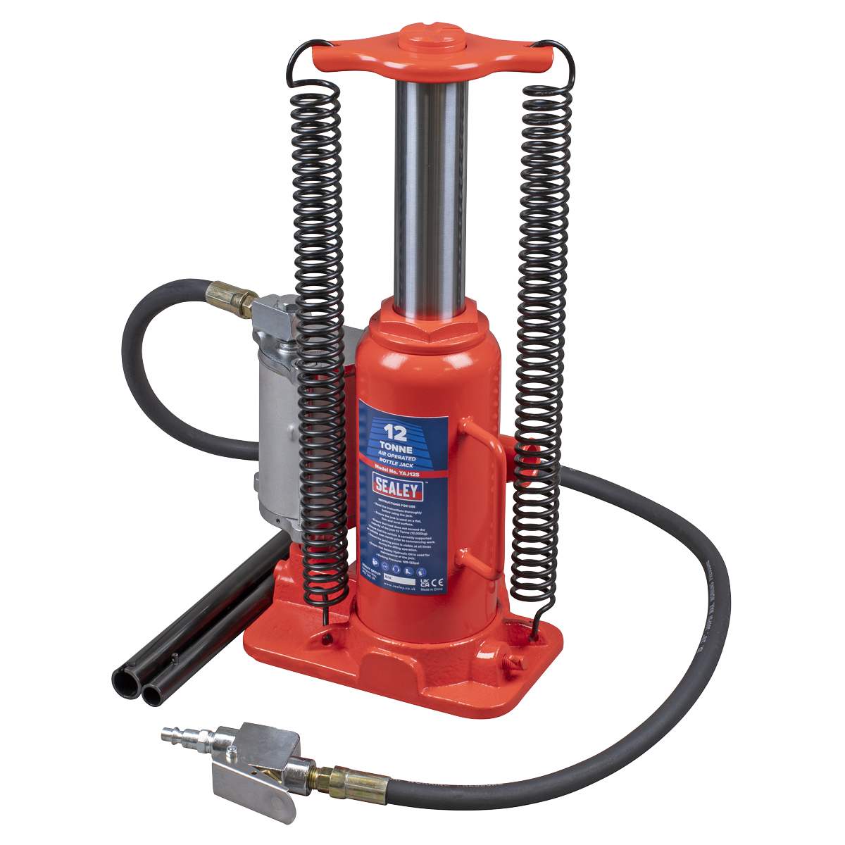 Sealey YAJ12S Air Operated Hydraulic Bottle Jack 12 Tonne