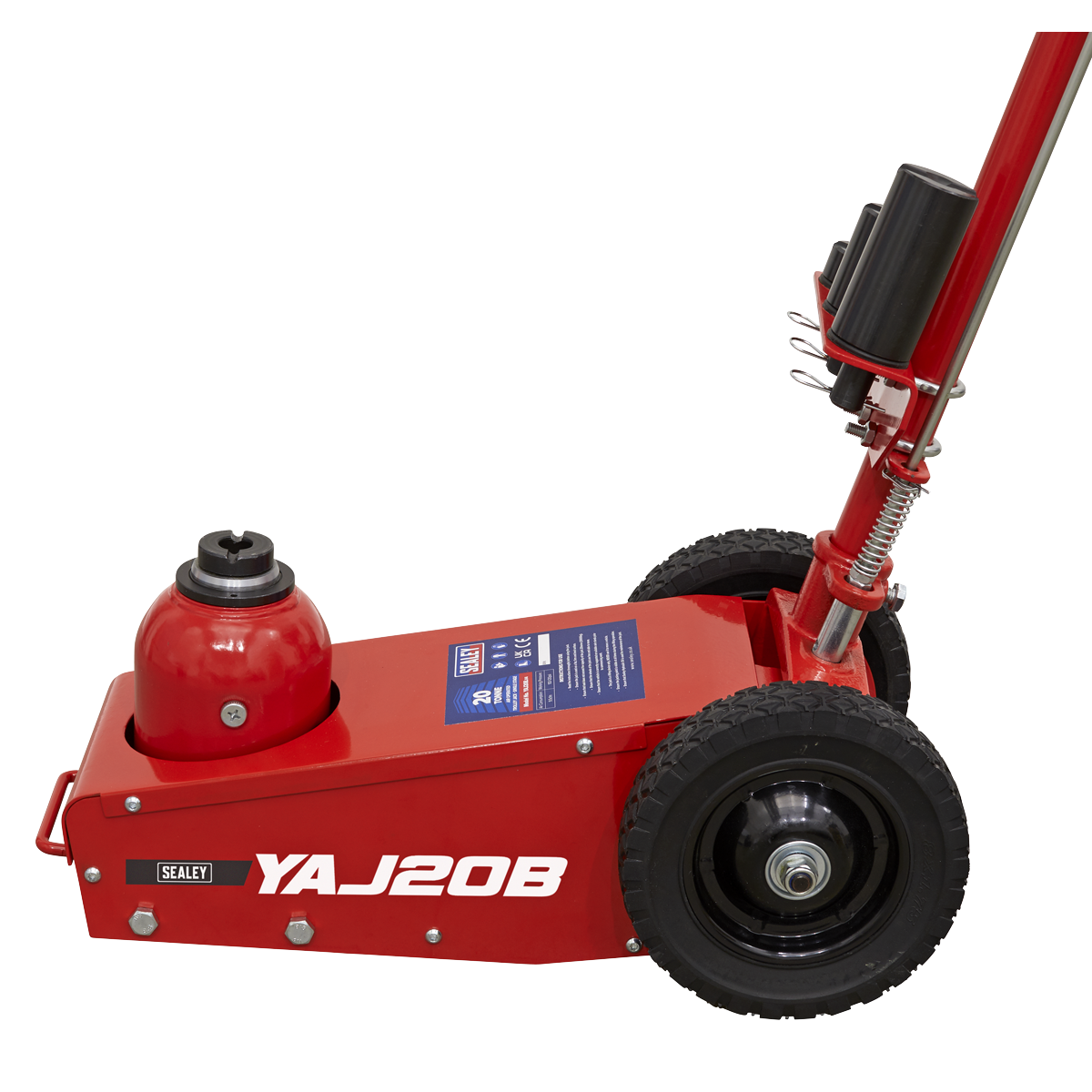 Sealey YAJ20B Air Operated Single Stage Trolley Jack 20 Tonne
