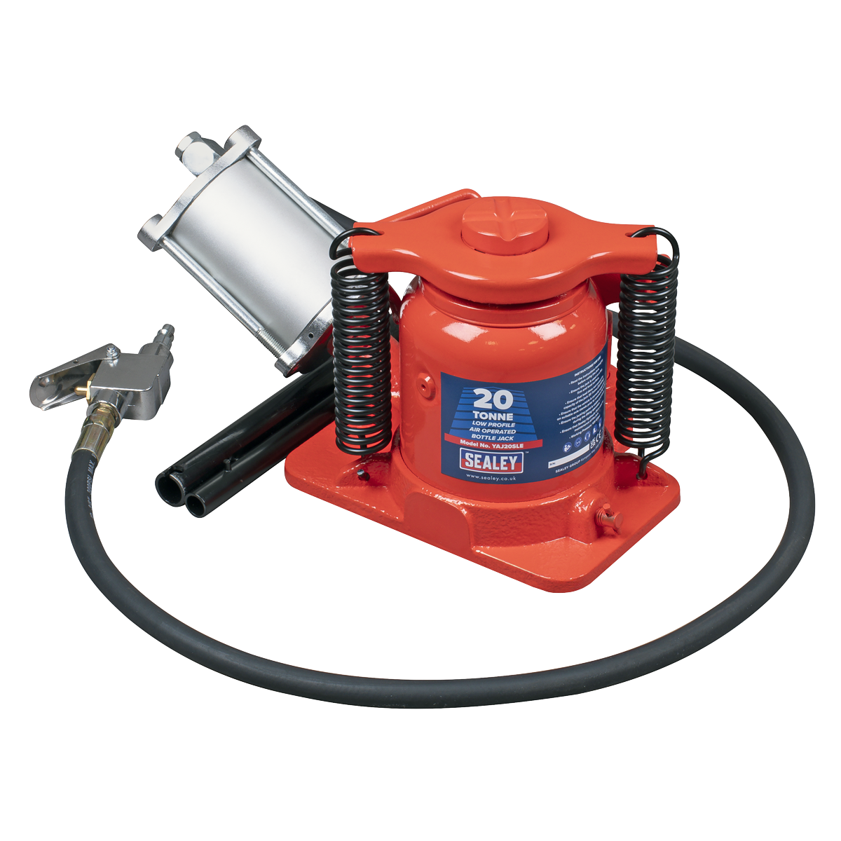 Sealey YAJ20SLE Low Profile Air Operated Hydraulic Bottle Jack 20 Tonne