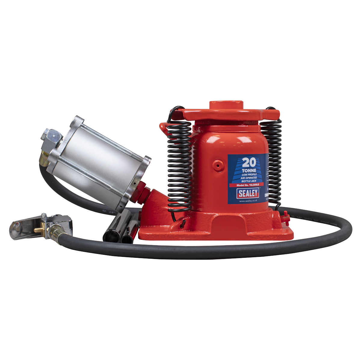 Sealey YAJ20SLE Low Profile Air Operated Hydraulic Bottle Jack 20 Tonne