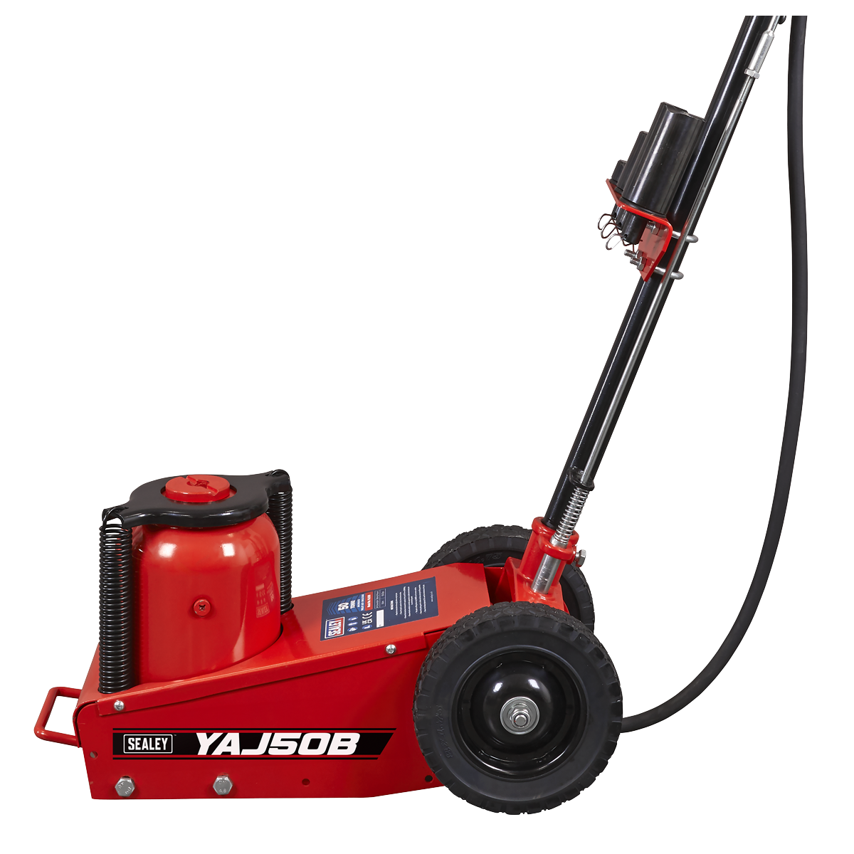 Sealey YAJ50B Air Operated Single Stage Trolley Jack 50 Tonne