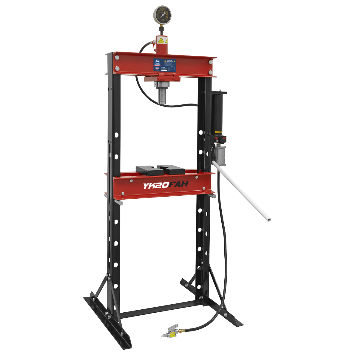 Sealey YK20FAH Air/Hydraulic Floor Type Press 20 Tonne