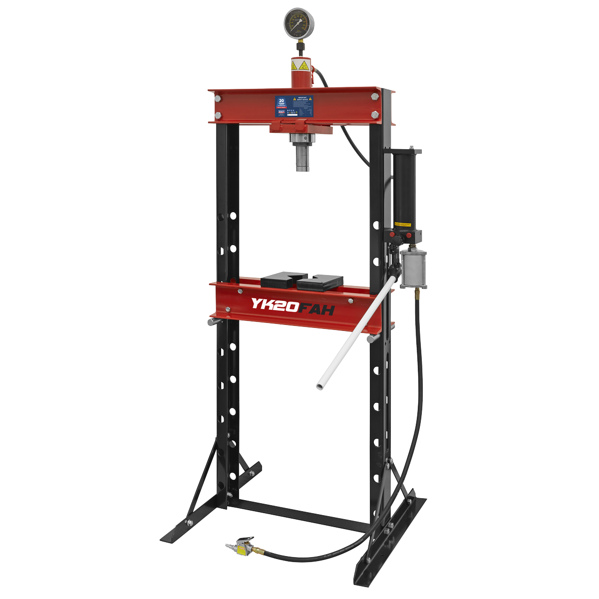 Sealey YK20FAH Air/Hydraulic Floor Type Press 20 Tonne