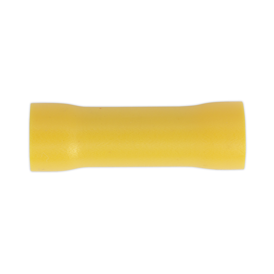 Sealey YT10 Butt Connector Terminal 5.5mm, Yellow - Pack of 100