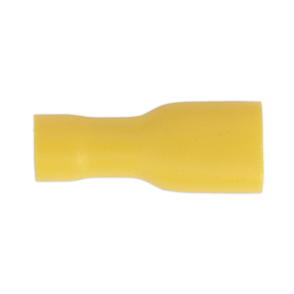 Sealey YT11 Fully Insulated Female Terminal 6.3mm, Yellow - Pack of 100