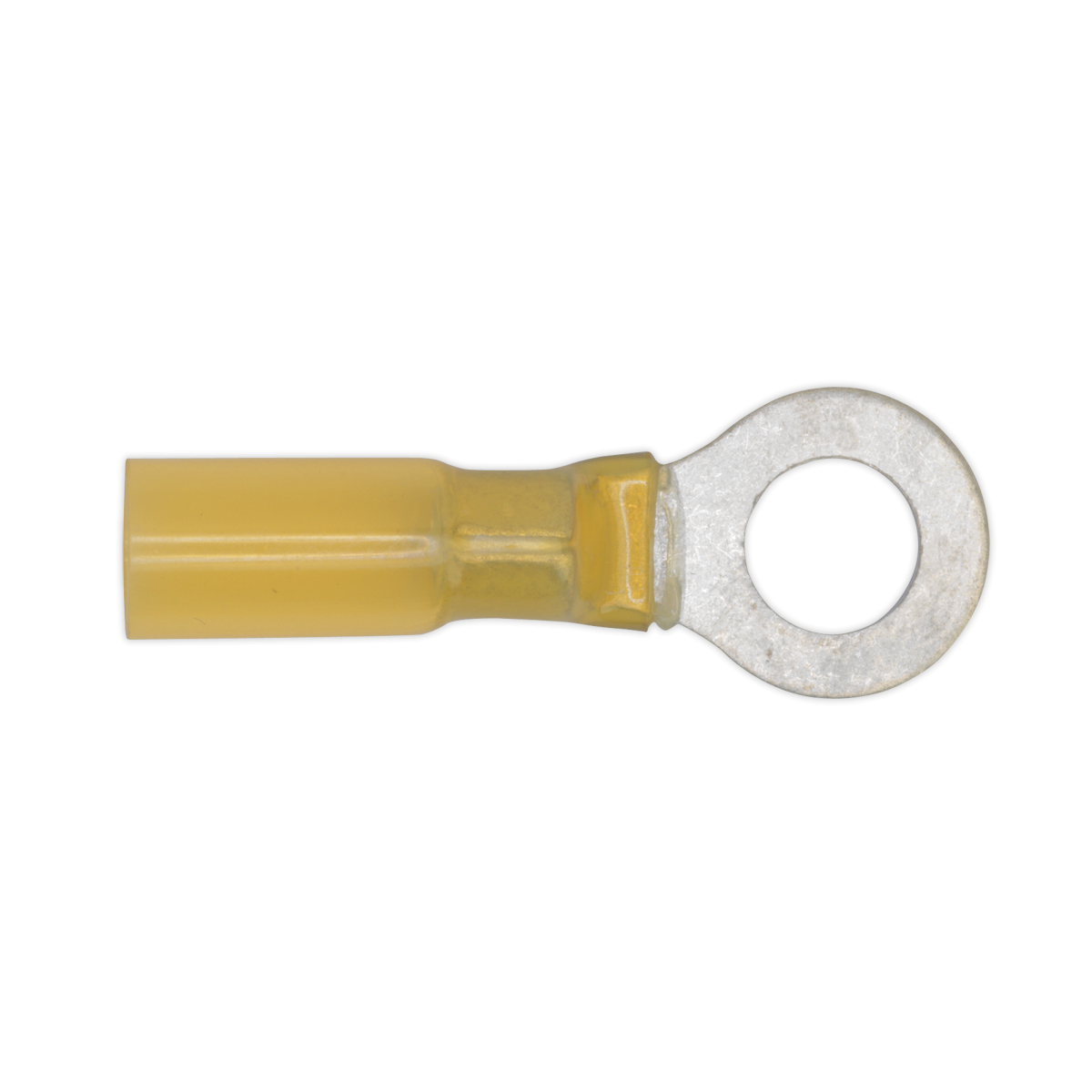 Sealey YTSR2584 Heat Shrink Ring Terminal 8.4mm, Yellow - Pack of 25