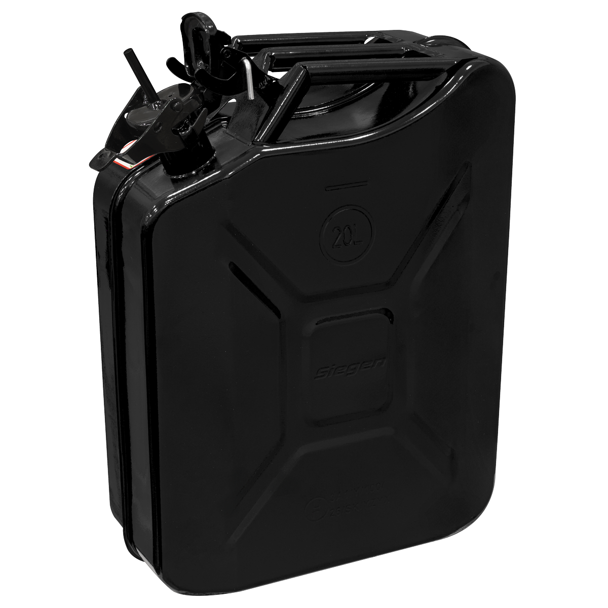 Siegen JCY20B Jerry Can 20L - Black