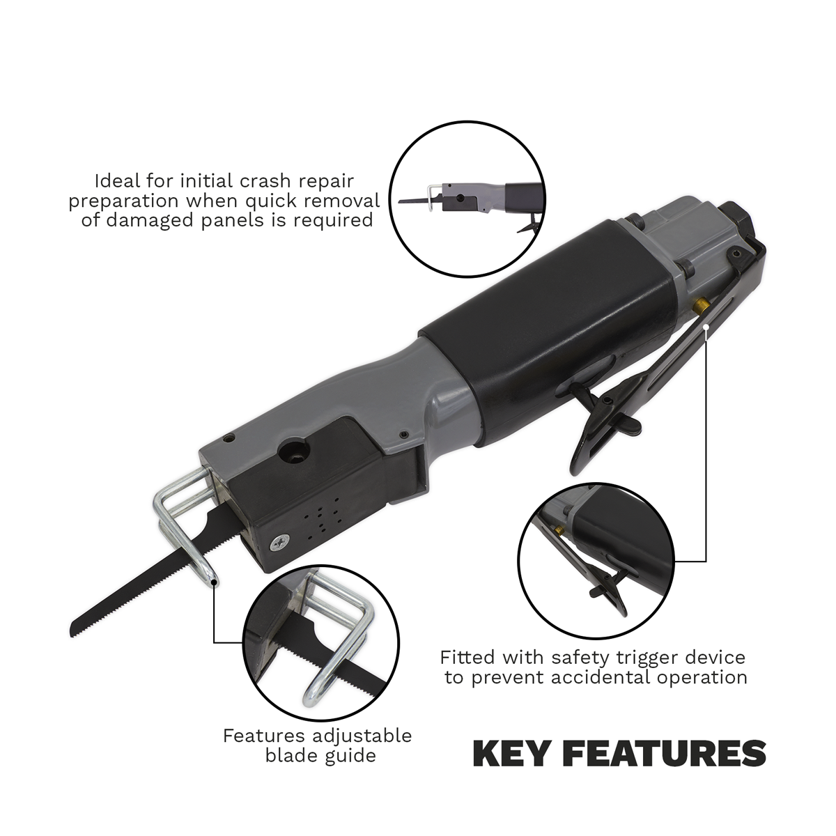 Siegen S01045 Siegen Air Saw Reciprocating