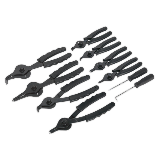 Siegen S01064 Siegen Internal/External Circlip Pliers Set 10pc