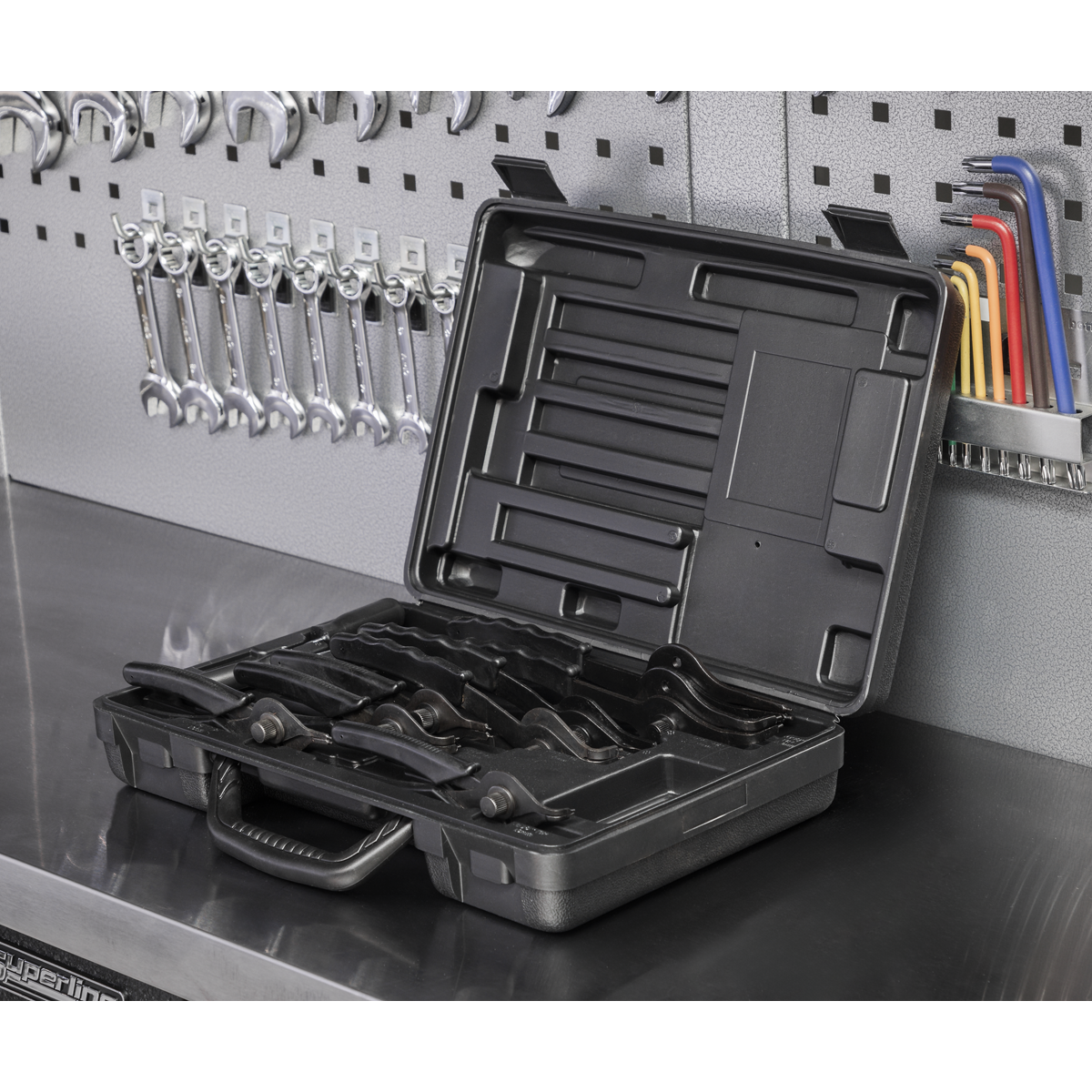 Siegen S01064 Siegen Internal/External Circlip Pliers Set 10pc