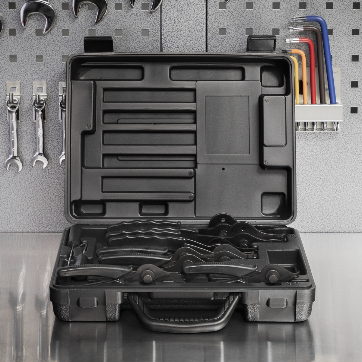 Siegen S01064 Siegen Internal/External Circlip Pliers Set 10pc