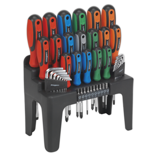 Siegen S01090 Siegen Screwdriver, Hex Key & Bit Set 44pc