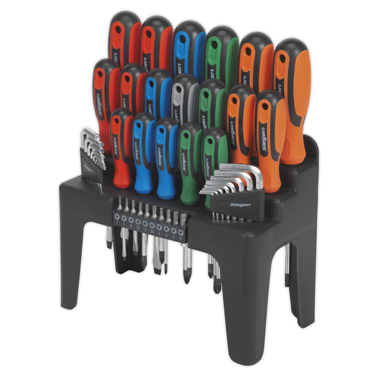Siegen S01090 Siegen Screwdriver, Hex Key & Bit Set 44pc