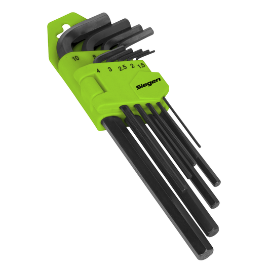 Siegen S01091 Siegen Long Hex Key Set 9pc
