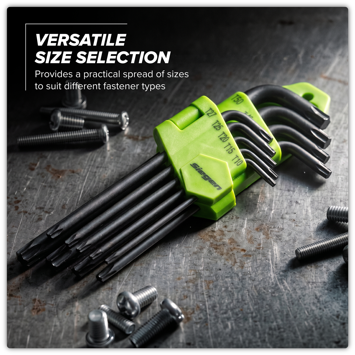 Siegen S01095 Long TRX-Star* Key Set 9pc