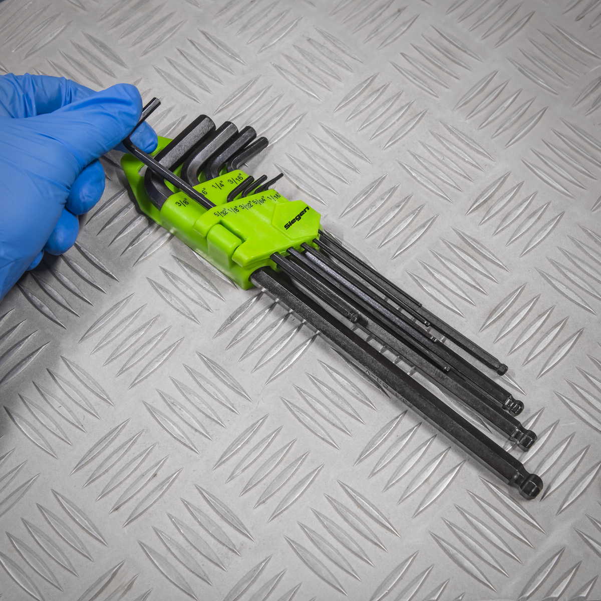 Siegen S01099 Siegen Imperial Extra-Long Ball-End Hex Key Set 9pc