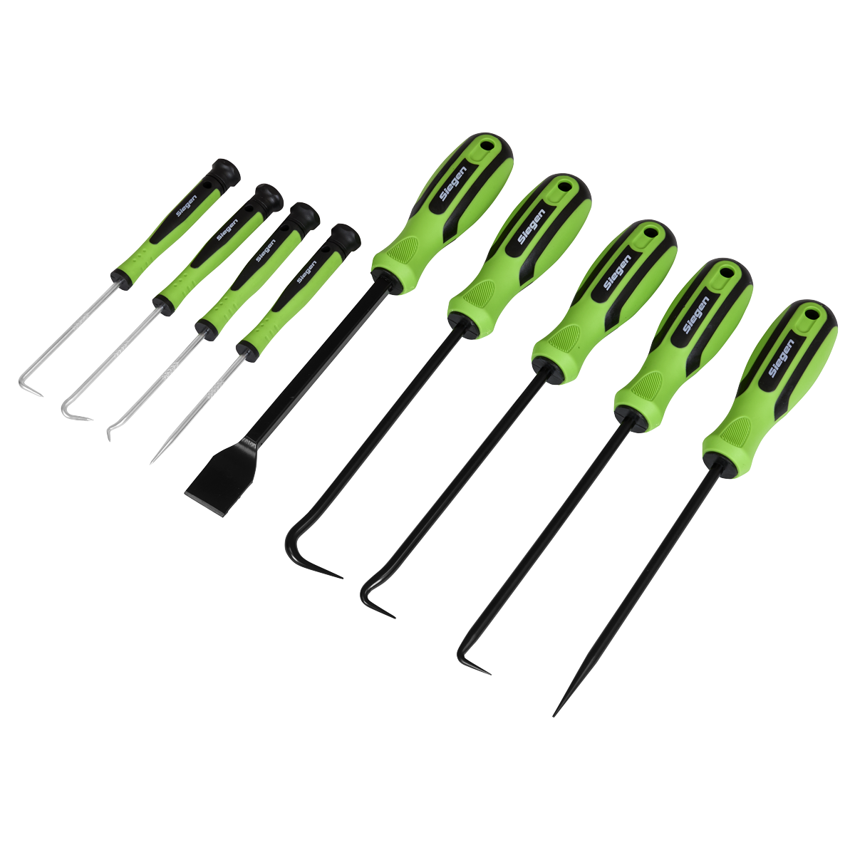Siegen S01103 Siegen Scraper & Hook Set 9pc