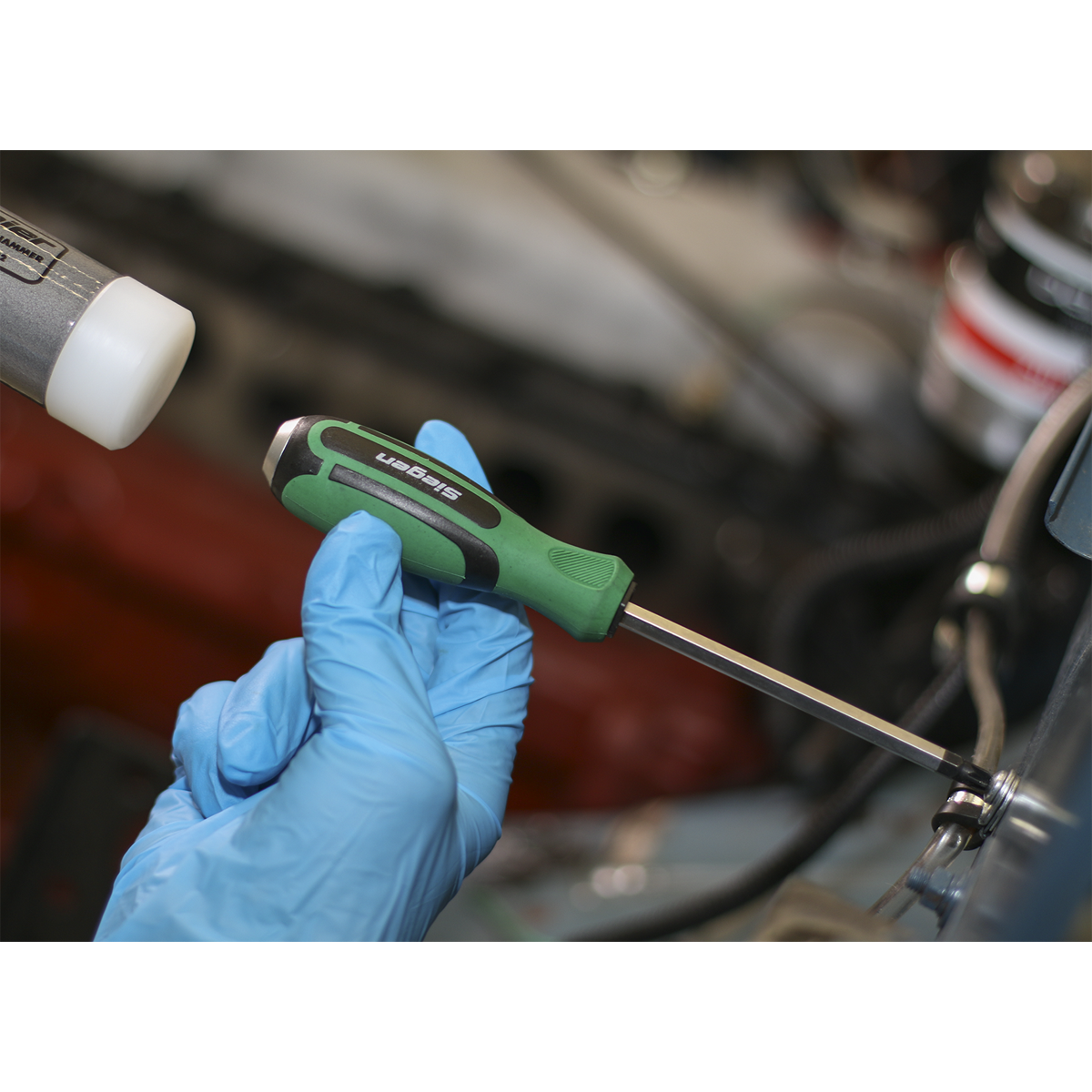 Siegen S01106 Siegen Hammer-Thru Screwdriver, Hex Key & Bit Set 44pc