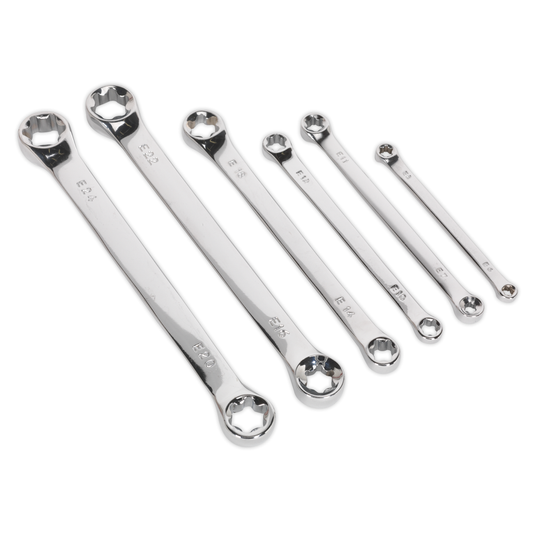 Siegen S01107 Siegen TRX-Star* Double End Spanner Set 6pc