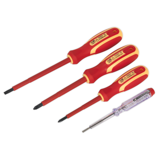 Siegen S01155 Siegen Electrician's Screwdriver Set 4pc - VDE Approved
