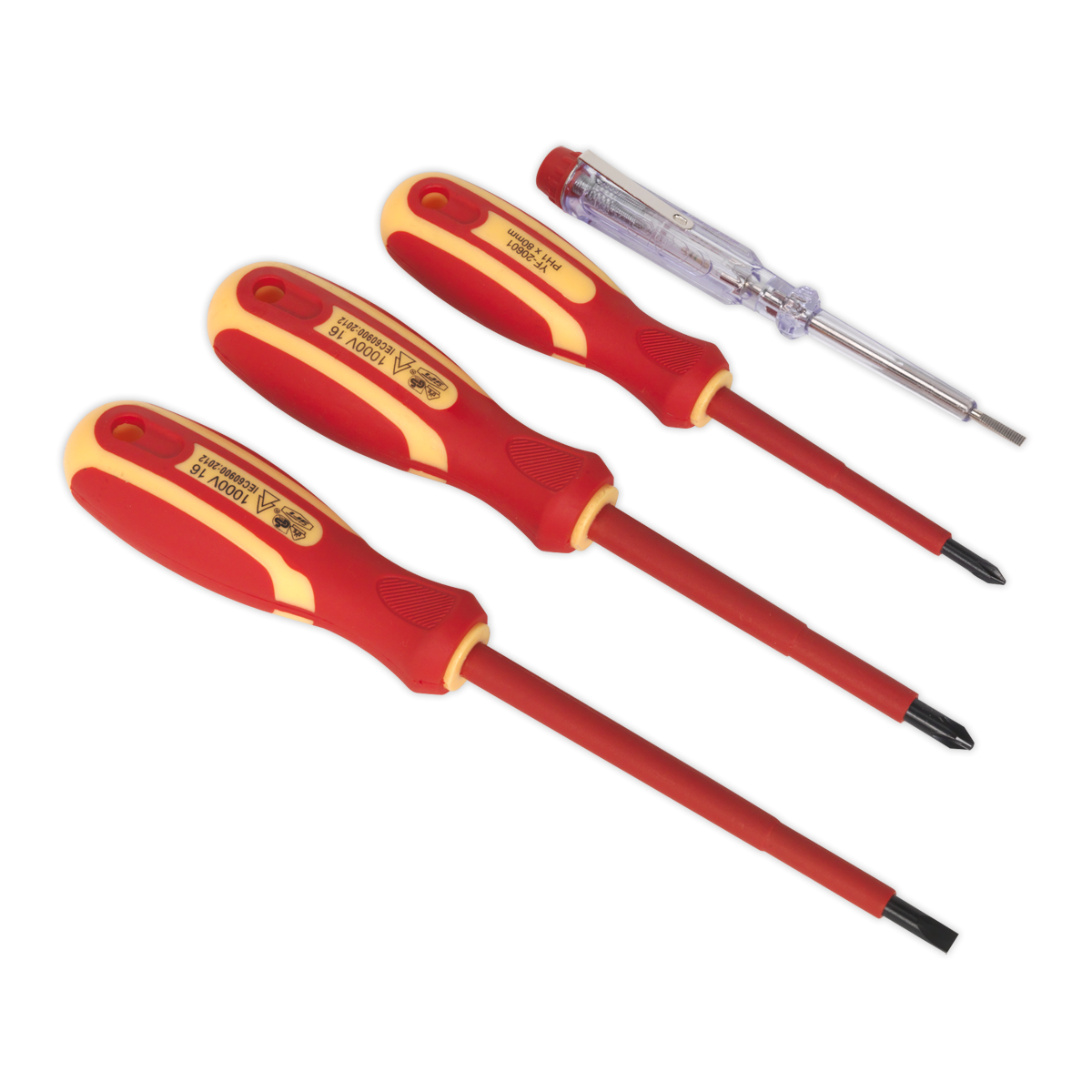 Siegen S01155 Siegen Electrician's Screwdriver Set 4pc - VDE Approved