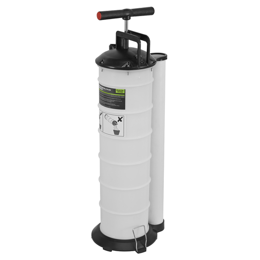 Siegen S01169 Manual Vacuum Oil & Fluid Extractor Pump 6.5L
