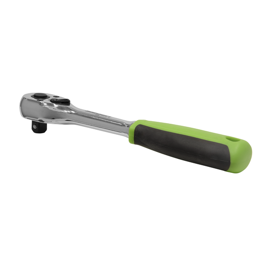 Siegen S01201 Siegen Pear-Head Ratchet Wrench with Flip Reverse 3/8"Sq Drive