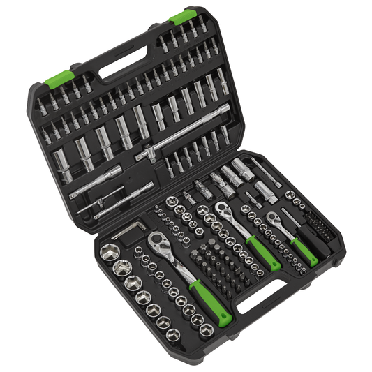 Siegen S01211 Siegen Socket Set 1/4", 3/8" & 1/2"Sq Drive 171pc