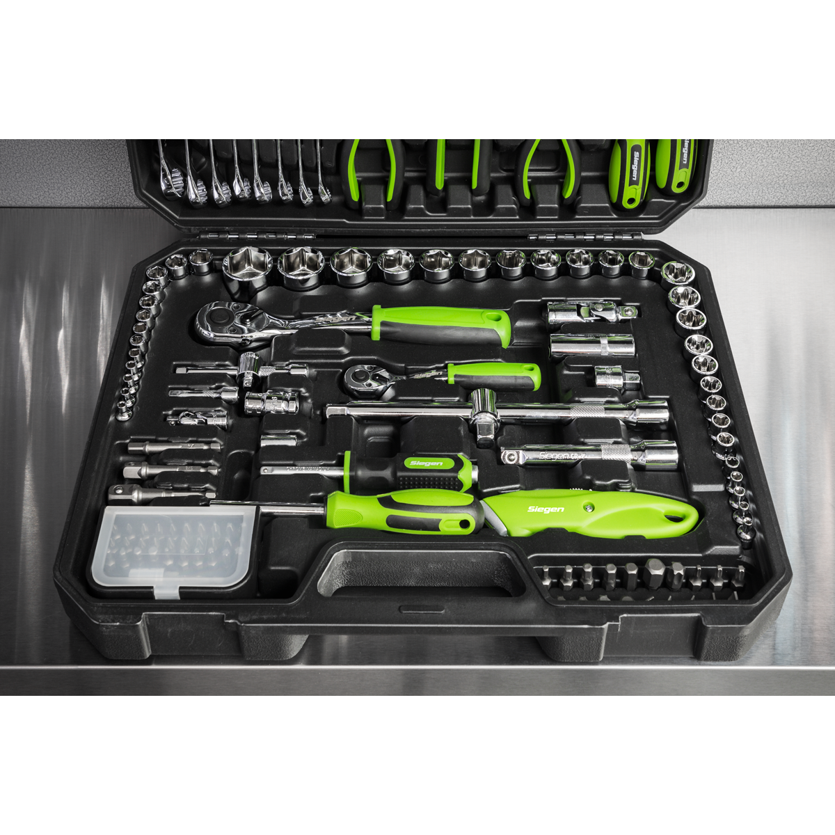 Siegen S01214 Siegen Mechanic's Tool Kit 135pc