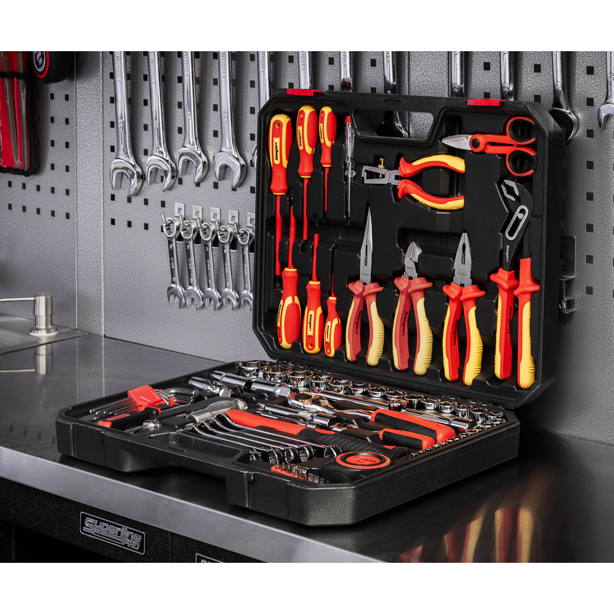 Siegen S01217 Siegen Electrician's Tool Kit 90pc