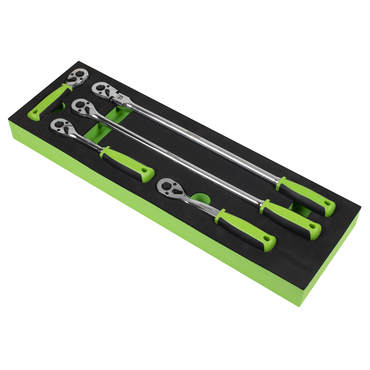 Siegen S01230 Siegen Ratchet Wrench Set with Flip Reverse 3/8"Sq Drive 5pc