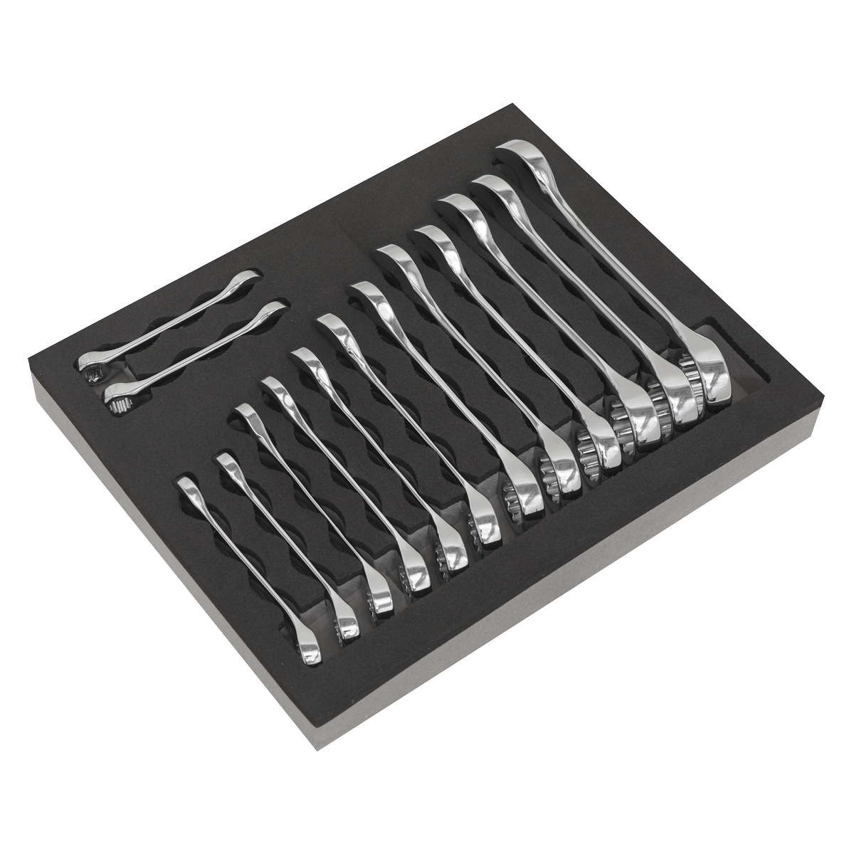 Siegen S01232 Siegen Stubby Combination Spanner Set 14pc