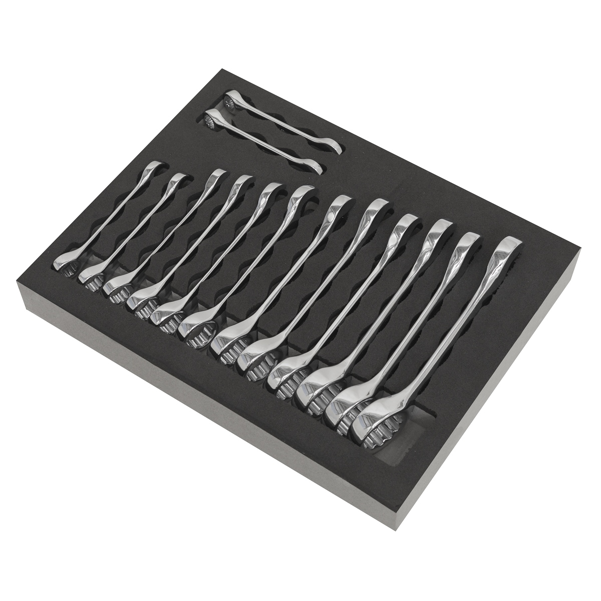 Siegen S01232 Siegen Stubby Combination Spanner Set 14pc