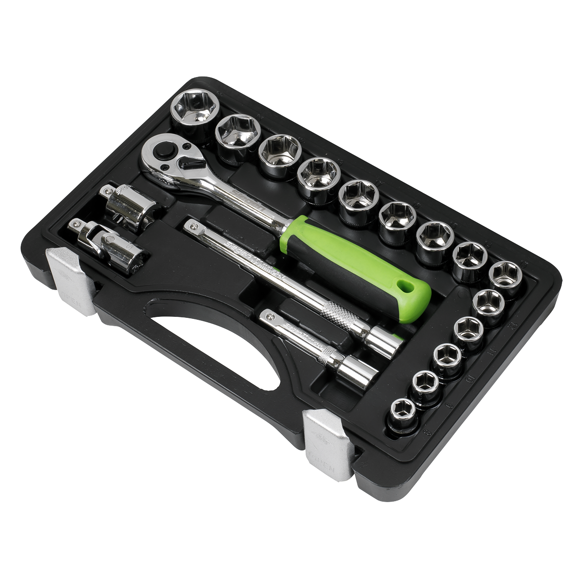 Siegen S01235 Siegen Socket Set 3/8"Sq Drive 19pc