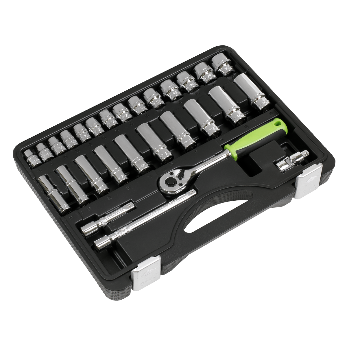 Siegen S01236 Siegen Socket Set 3/8"Sq Drive 28pc