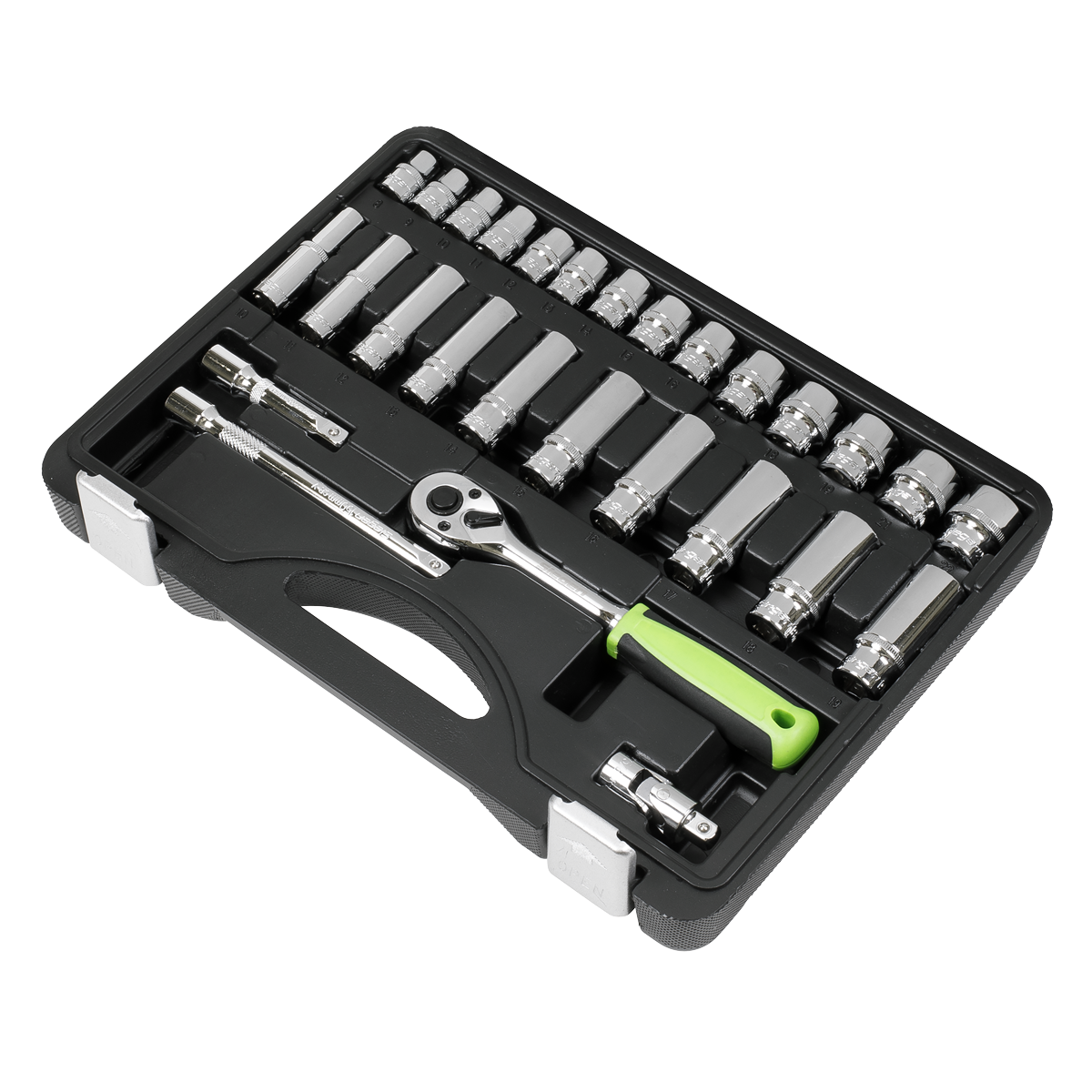 Siegen S01236 Siegen Socket Set 3/8"Sq Drive 28pc