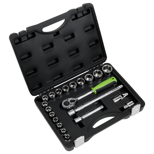 Siegen S01237 Siegen Socket Set 1/2"Sq Drive 21pc