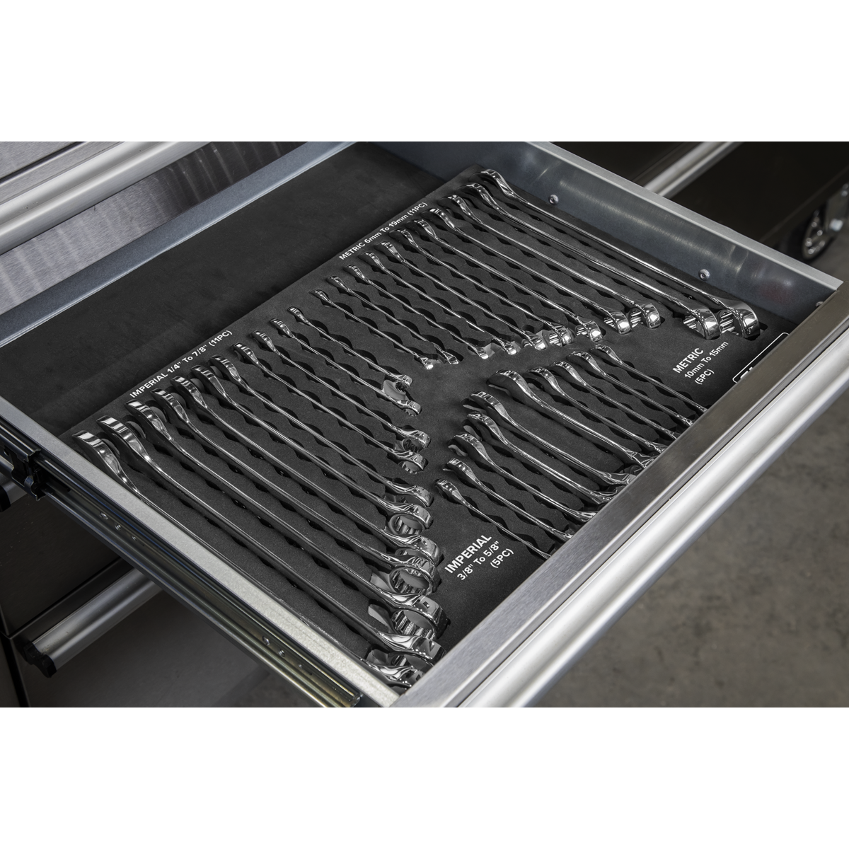 Siegen S01239 Siegen Metric/Imperial Combination Spanner Set 32pc