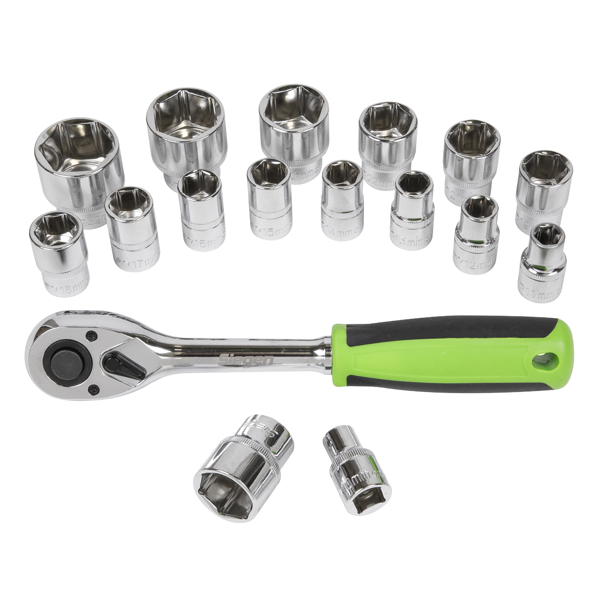 Siegen S01245 Siegen Socket Set 1/2"Sq Drive 17pc