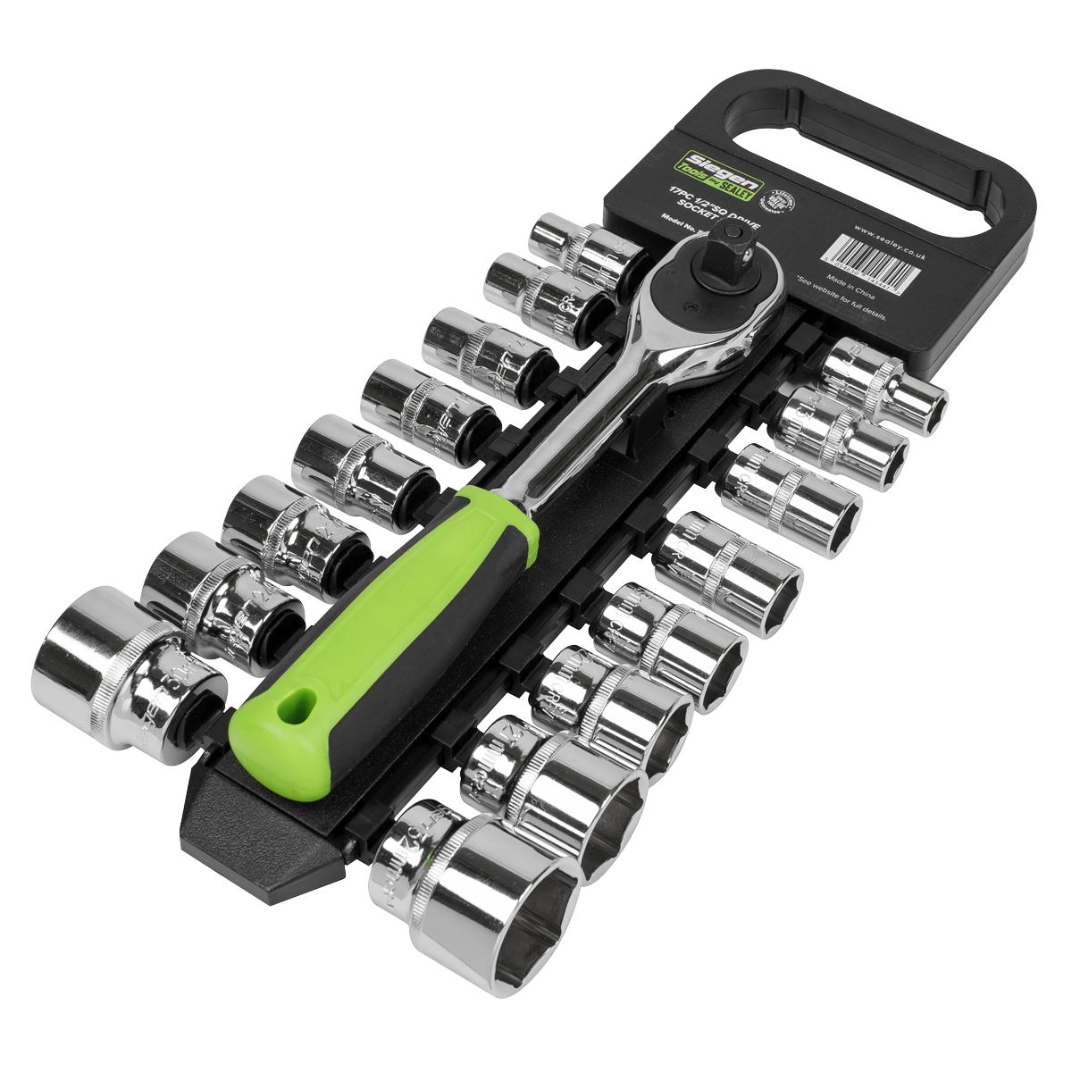 Siegen S01245 Siegen Socket Set 1/2"Sq Drive 17pc